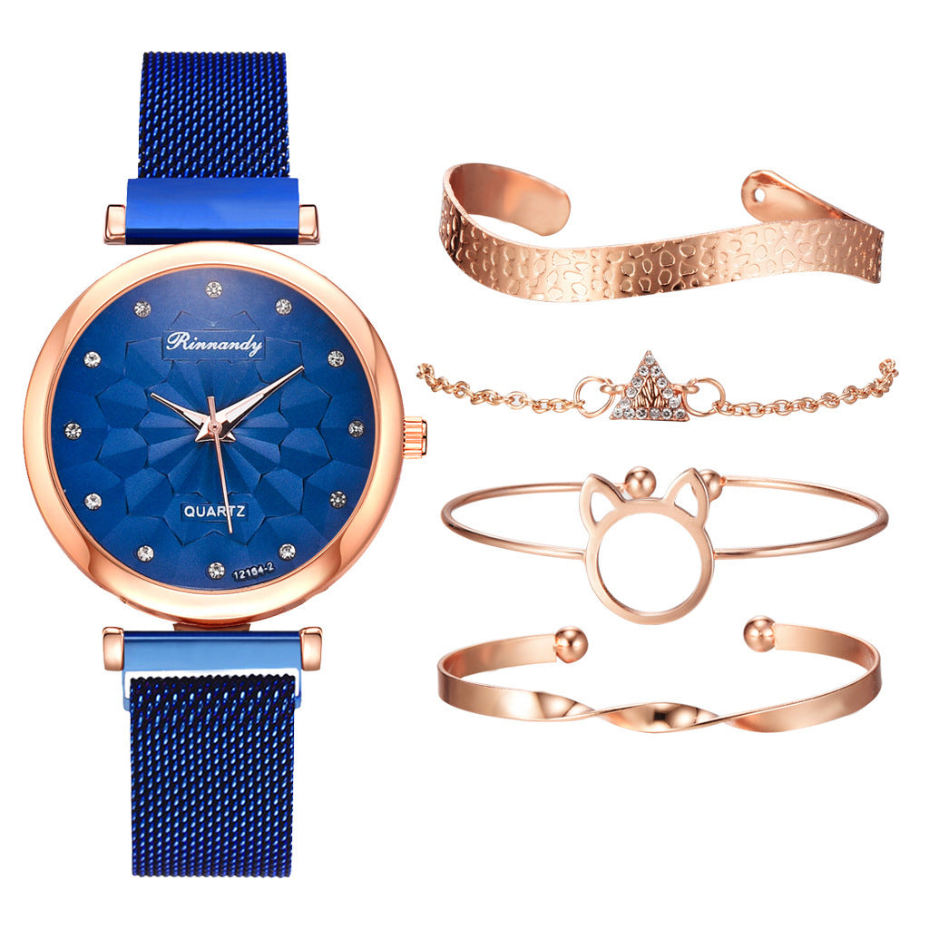 Milan Mesh Strap Watch Bracelet Suit