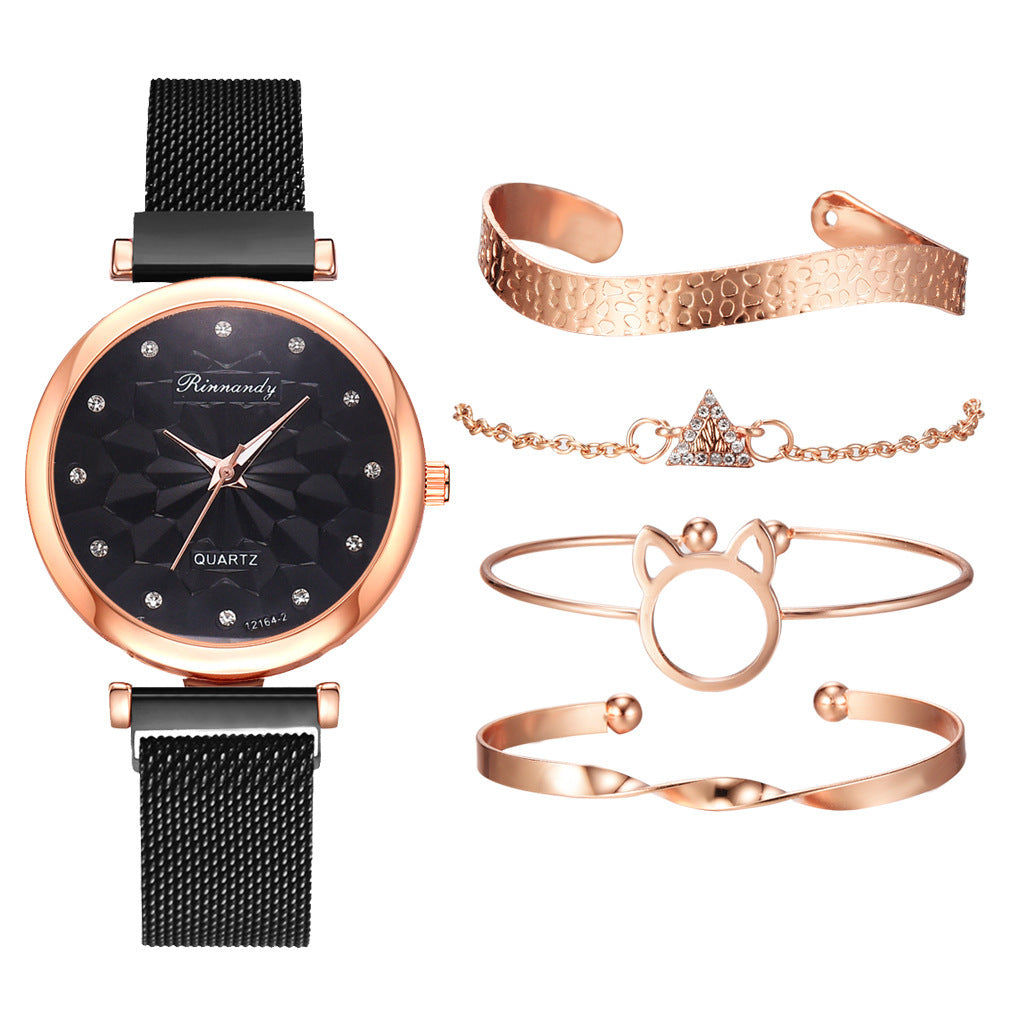 Milan Mesh Strap Watch Bracelet Suit