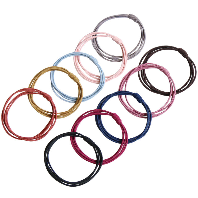 Internet Celebrity High Elastic Rubber Band Hair Band